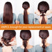 TIYUPA 100 Stück elastische Haarbänder, 2 mm elastische Haargummis, Pferdeschwanzhalter, große Haargummis ohne Metall, sanfte Gummibänder für Damen, Herren, Mädchen, Kinder, Schwarz