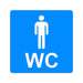 3D WC Schild, Metall-Optik, Hochglanz/Matt, selbstklebend, Damen, Herren, Türschild, Hinweisschild, Toilette, Acryl/Holz (Damen, Beere)