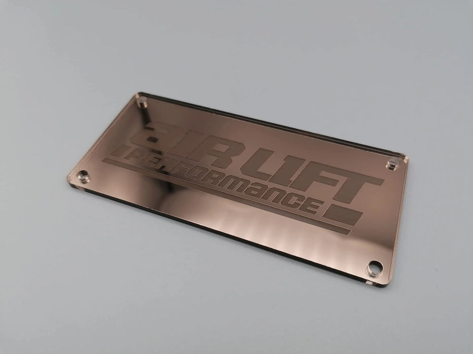 Airlift Performance 3P 3H 3S Ventilblock Cover (Anthrazit (Spiegel), Oldstyle: 51x110 mm)