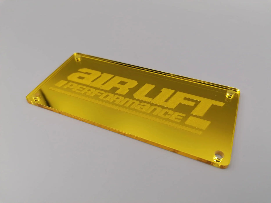 Airlift Performance 3P 3H 3S Ventilblock Cover (Anthrazit (Spiegel), Oldstyle: 51x110 mm)