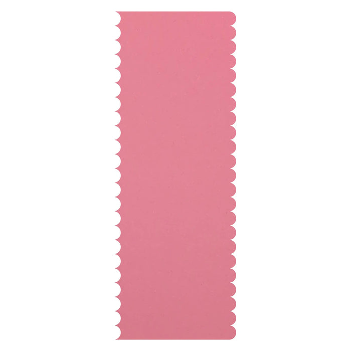 Blacked LaserTEC Cake Card, Scraper, Teigkarte, Schaber, Kuchenschaber, Glätter, Tortenglätter, Muster, Gemustert, Spachtel, Groß (Style 1.01 XL, Rosa)