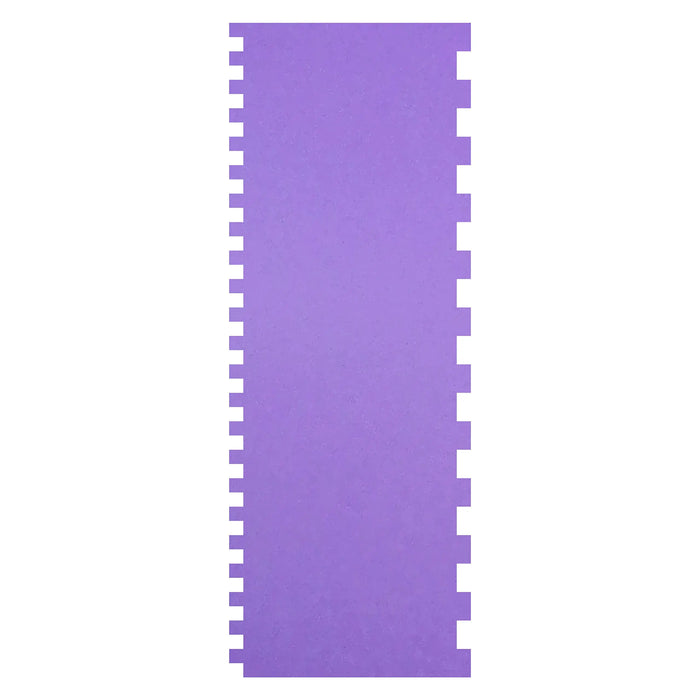 Blacked LaserTEC Cake Card, Scraper, Teigkarte, Schaber, Kuchenschaber, Glätter, Tortenglätter, Muster, Gemustert, Spachtel, Groß (Style 1.01 XL, Rosa)