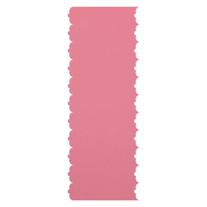 Blacked LaserTEC Cake Card, Scraper, Teigkarte, Schaber, Kuchenschaber, Glätter, Tortenglätter, Muster, Gemustert, Spachtel, Groß (Style 1.01 XL, Rosa)