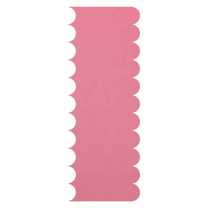 Blacked LaserTEC Cake Card, Scraper, Teigkarte, Schaber, Kuchenschaber, Glätter, Tortenglätter, Muster, Gemustert, Spachtel, Groß (Style 1.01 XL, Rosa)