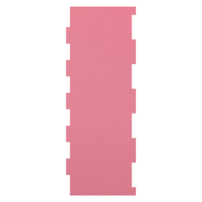 Blacked LaserTEC Cake Card, Scraper, Teigkarte, Schaber, Kuchenschaber, Glätter, Tortenglätter, Muster, Gemustert, Spachtel, Groß (Style 1.01 XL, Rosa)