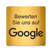 Blacked LaserTEC Leitsysteme - Acryl Schild - Eckig 12 x 12 cm - Selbstklebend - Gold gebürstet - Metall-Optik - UV beständig - Für Innen und Außen (Achtung)