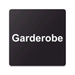 Blacked LaserTEC Leitsysteme - Acryl Schild - Eckig 12 x 12 cm - Selbstklebend - Schwarz Matt - UV beständig - Für Innen und Außen (Achtung)
