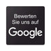 Blacked LaserTEC Leitsysteme - Acryl Schild - Eckig 12 x 12 cm - Selbstklebend - Schwarz Matt - UV beständig - Für Innen und Außen (Achtung)