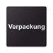 Blacked LaserTEC Leitsysteme - Acryl Schild - Eckig 12 x 12 cm - Selbstklebend - Schwarz Matt - UV beständig - Für Innen und Außen (Achtung)