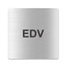 Blacked LaserTEC Leitsysteme - Acryl Schild - Eckig 12 x 12 cm - Selbstklebend - Silber gebürstet - Metall-Optik - UV beständig - Für Innen und Außen (Achtung)