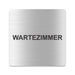 Blacked LaserTEC Leitsysteme - Acryl Schild - Eckig 12 x 12 cm - Selbstklebend - Silber gebürstet - Metall-Optik - UV beständig - Für Innen und Außen (Achtung)