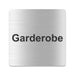 Blacked LaserTEC Leitsysteme - Acryl Schild - Eckig 12 x 12 cm - Selbstklebend - Silber gebürstet - Metall-Optik - UV beständig - Für Innen und Außen (Achtung)