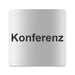 Blacked LaserTEC Leitsysteme - Acryl Schild - Eckig 12 x 12 cm - Selbstklebend - Silber gebürstet - Metall-Optik - UV beständig - Für Innen und Außen (Achtung)