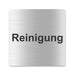 Blacked LaserTEC Leitsysteme - Acryl Schild - Eckig 12 x 12 cm - Selbstklebend - Silber gebürstet - Metall-Optik - UV beständig - Für Innen und Außen (Achtung)