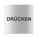 Blacked LaserTEC Leitsysteme - Acryl Schild - Eckig 12 x 12 cm - Selbstklebend - Silber gebürstet - Metall-Optik - UV beständig - Für Innen und Außen (Achtung)