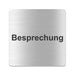 Blacked LaserTEC Leitsysteme - Acryl Schild - Eckig 12 x 12 cm - Selbstklebend - Silber gebürstet - Metall-Optik - UV beständig - Für Innen und Außen (Achtung)