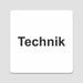 Blacked LaserTEC Leitsysteme - Acryl Schild - Eckig 12 x 12 cm - Selbstklebend - Weiß Matt - UV beständig - Für Innen und Außen (Achtung)