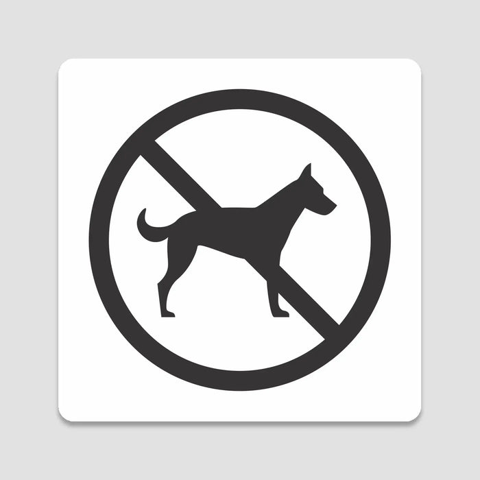 Blacked LaserTEC Leitsysteme - Acryl Schild - Eckig 12 x 12 cm - Selbstklebend - Weiß Matt - UV beständig - Für Innen und Außen (Achtung)