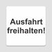 Blacked LaserTEC Leitsysteme - Acryl Schild - Eckig 12 x 12 cm - Selbstklebend - Weiß Matt - UV beständig - Für Innen und Außen (Achtung)