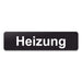 Blacked LaserTEC Leitsysteme - Acryl Schild - Eckig 4 x 16 cm - Selbstklebend - Schwarz Matt - UV beständig - Für Innen und Außen (Achtung)