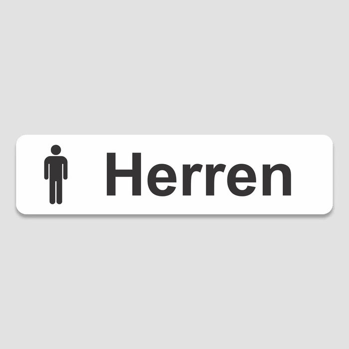 Blacked LaserTEC Leitsysteme - Acryl Schild - Eckig 4 x 16 cm - Selbstklebend - Weiß Matt - UV beständig - Für Innen und Außen (Achtung)