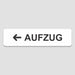 Blacked LaserTEC Leitsysteme - Acryl Schild - Eckig 4 x 16 cm - Selbstklebend - Weiß Matt - UV beständig - Für Innen und Außen (Achtung)