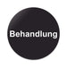 Blacked LaserTEC Leitsysteme - Acryl Schild - Rund 10 cm Durchmesser - Selbstklebend - Schwarz Matt - UV beständig - Für Innen und Außen (Achtung)