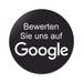 Blacked LaserTEC Leitsysteme - Acryl Schild - Rund 10 cm Durchmesser - Selbstklebend - Schwarz Matt - UV beständig - Für Innen und Außen (Achtung)