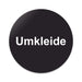 Blacked LaserTEC Leitsysteme - Acryl Schild - Rund 10 cm Durchmesser - Selbstklebend - Schwarz Matt - UV beständig - Für Innen und Außen (Achtung)