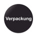 Blacked LaserTEC Leitsysteme - Acryl Schild - Rund 10 cm Durchmesser - Selbstklebend - Schwarz Matt - UV beständig - Für Innen und Außen (Achtung)