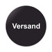 Blacked LaserTEC Leitsysteme - Acryl Schild - Rund 10 cm Durchmesser - Selbstklebend - Schwarz Matt - UV beständig - Für Innen und Außen (Achtung)