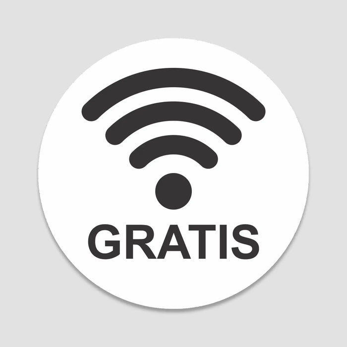 Blacked LaserTEC Leitsysteme - Acryl Schild - Rund 10 cm Durchmesser - Selbstklebend - Weiß Matt - UV beständig - Für Innen und Außen (Achtung)