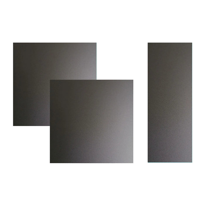 Blacked LaserTEC Torten Einstreich Set, Eckig, 16/18/21cm für 15/17/20cm, Ganaching, Platte, Cake Board, Tortenplatte, perfekte Ecken, Teigkarte, Tortenglätter, Viereckig (2X 16x16cm, Lila/Flieder)