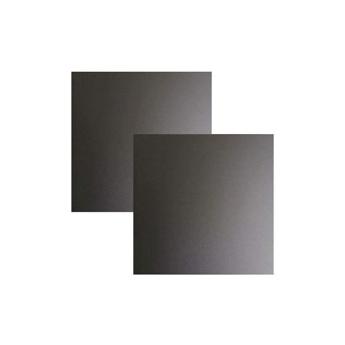 Blacked LaserTEC Torten Einstreich Set, Eckig, 16/18/21cm für 15/17/20cm, Ganaching, Platte, Cake Board, Tortenplatte, perfekte Ecken, Teigkarte, Tortenglätter, Viereckig (2X 16x16cm, Lila/Flieder)
