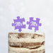 Cake Topper Puzzle, Mr & Mrs, Mr & Mr, Mrs & Mrs, Hochzeit, Verlobung, Acryl/Holz, Tortenstecker, Tortenfigur, Tortendeko, Hochzeitstorte, Herr und Frau, Tortenständer (Beere, Mr & Mr)