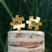 Cake Topper Puzzle, Mr & Mrs, Mr & Mr, Mrs & Mrs, Hochzeit, Verlobung, Acryl/Holz, Tortenstecker, Tortenfigur, Tortendeko, Hochzeitstorte, Herr und Frau, Tortenständer (Beere, Mr & Mr)