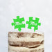 Cake Topper Puzzle, Mr & Mrs, Mr & Mr, Mrs & Mrs, Hochzeit, Verlobung, Acryl/Holz, Tortenstecker, Tortenfigur, Tortendeko, Hochzeitstorte, Herr und Frau, Tortenständer (Beere, Mr & Mr)