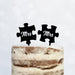 Cake Topper Puzzle, Mr & Mrs, Mr & Mr, Mrs & Mrs, Hochzeit, Verlobung, Acryl/Holz, Tortenstecker, Tortenfigur, Tortendeko, Hochzeitstorte, Herr und Frau, Tortenständer (Beere, Mr & Mr)