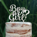 Cake Topper (Boy or Girl?) Babyparty Baby Shower Torte Deko (Beere)