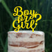 Cake Topper (Boy or Girl?) Babyparty Baby Shower Torte Deko (Beere)
