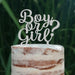Cake Topper (Boy or Girl?) Babyparty Baby Shower Torte Deko (Beere)