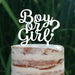 Cake Topper (Boy or Girl?) Babyparty Baby Shower Torte Deko (Beere)
