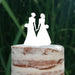 Cake Topper (Frauenpaar), Mrs & Mrs, Hochzeit, Verlobung, Trauung, Acryl/Holz, Tortenstecker, Tortenfigur, Tortendeko, Hochzeitstorte, Frau und Frau, Gay, Lesbisch, Cake Board (Beere)