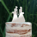 Cake Topper (Frauenpaar), Mrs & Mrs, Hochzeit, Verlobung, Trauung, Acryl/Holz, Tortenstecker, Tortenfigur, Tortendeko, Hochzeitstorte, Frau und Frau, Gay, Lesbisch, Cake Board (Beere)