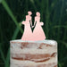 Cake Topper (Frauenpaar), Mrs & Mrs, Hochzeit, Verlobung, Trauung, Acryl/Holz, Tortenstecker, Tortenfigur, Tortendeko, Hochzeitstorte, Frau und Frau, Gay, Lesbisch, Cake Board (Beere)