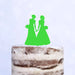 Cake Topper (Frauenpaar), Mrs & Mrs, Hochzeit, Verlobung, Trauung, Acryl/Holz, Tortenstecker, Tortenfigur, Tortendeko, Hochzeitstorte, Frau und Frau, Gay, Lesbisch, Cake Board (Beere)