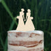Cake Topper (Frauenpaar), Mrs & Mrs, Hochzeit, Verlobung, Trauung, Acryl/Holz, Tortenstecker, Tortenfigur, Tortendeko, Hochzeitstorte, Frau und Frau, Gay, Lesbisch, Cake Board (Beere)