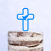 Cake Topper (Friedenstaube) Kreuz Taufe Konfirmation Kommunion Torte Kuchen Deko (Beere)