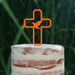Cake Topper (Friedenstaube) Kreuz Taufe Konfirmation Kommunion Torte Kuchen Deko (Beere)
