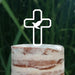 Cake Topper (Friedenstaube) Kreuz Taufe Konfirmation Kommunion Torte Kuchen Deko (Beere)